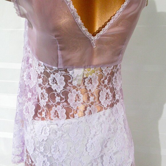 Vintage Delicates Flyaway Lacy Babydoll L - Picture 9 of 9